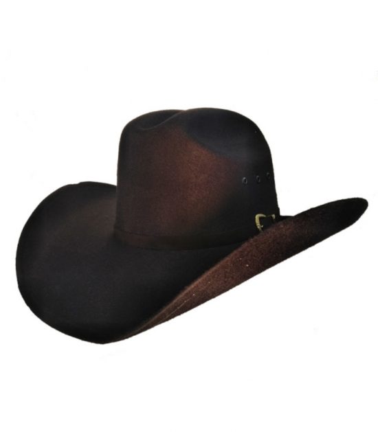 Black Felt Western Cowboy Hat Stampede