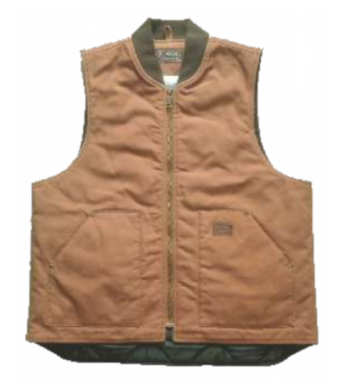 Forge Men's Lined Canvas Vest Quilted Cotton Work Wear Western