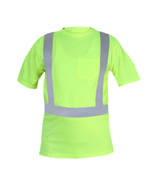 Forge Hi Vis Short Sleeve Tee Shirt Work Wear Western PPE Yellow Reflective Safety