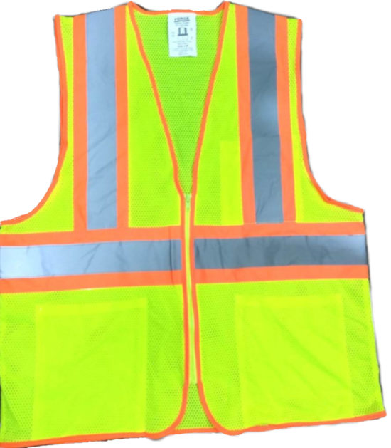 Forge Hi Vis Vest Work Wear Western PPE Yellow Reflective Safety Pocket