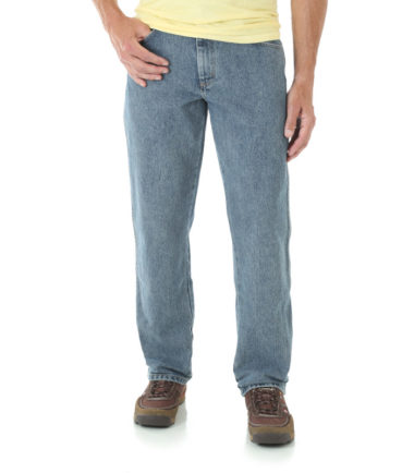 Wrangler Rugged Wear Relaxed Fit Jeans Grey Indigo