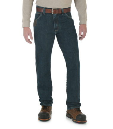 Wrangler Riggs Workwear Advanced Comfort Five Pocket Jean Western Denim Dark